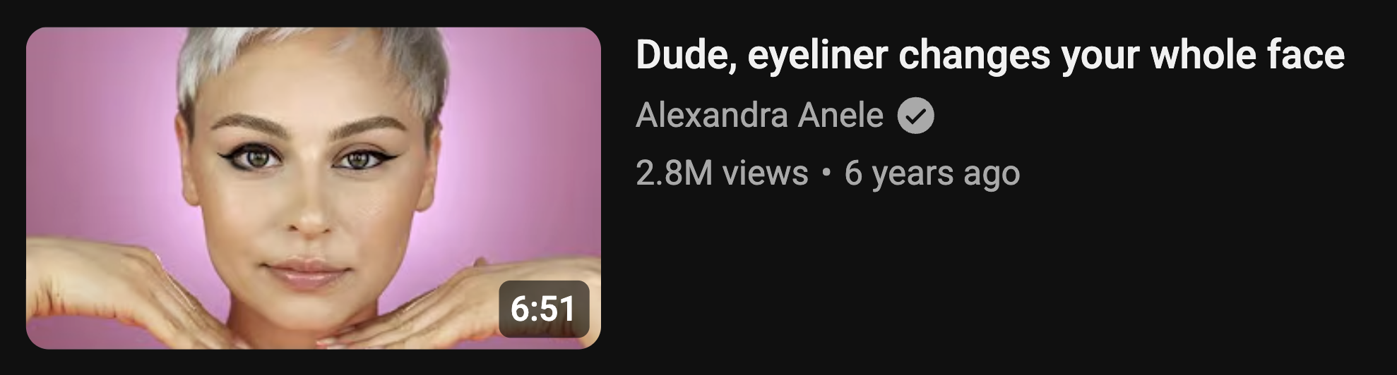dude, eyeliner changes face