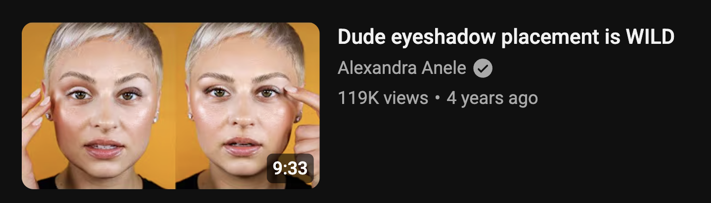 dude, eyeshadow placement